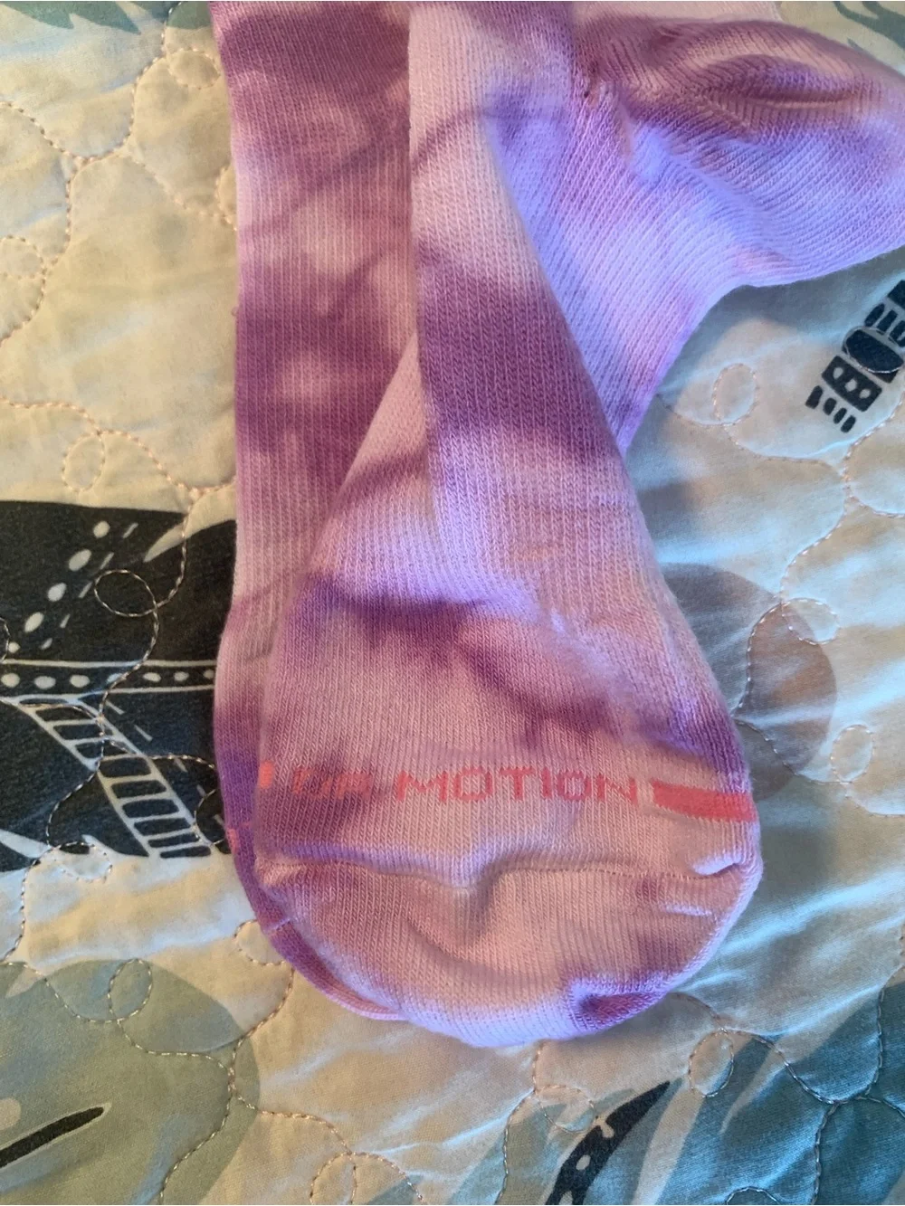NWOT Tie-Dye Purple Compression Socks